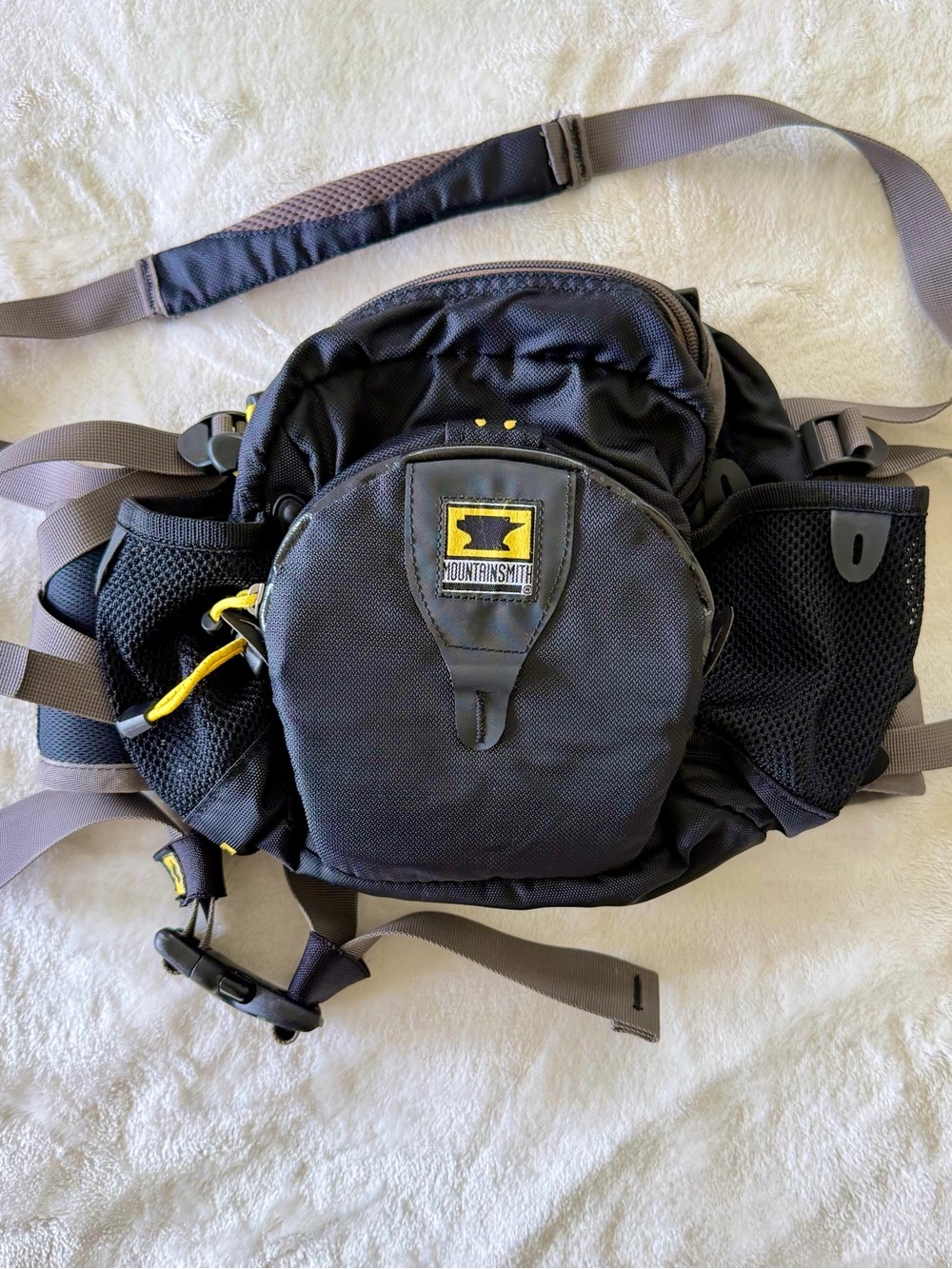 Mountainsmith Swift II Redura Lumbar Fanny Pack Trail Hiking Day Waist Bag Black